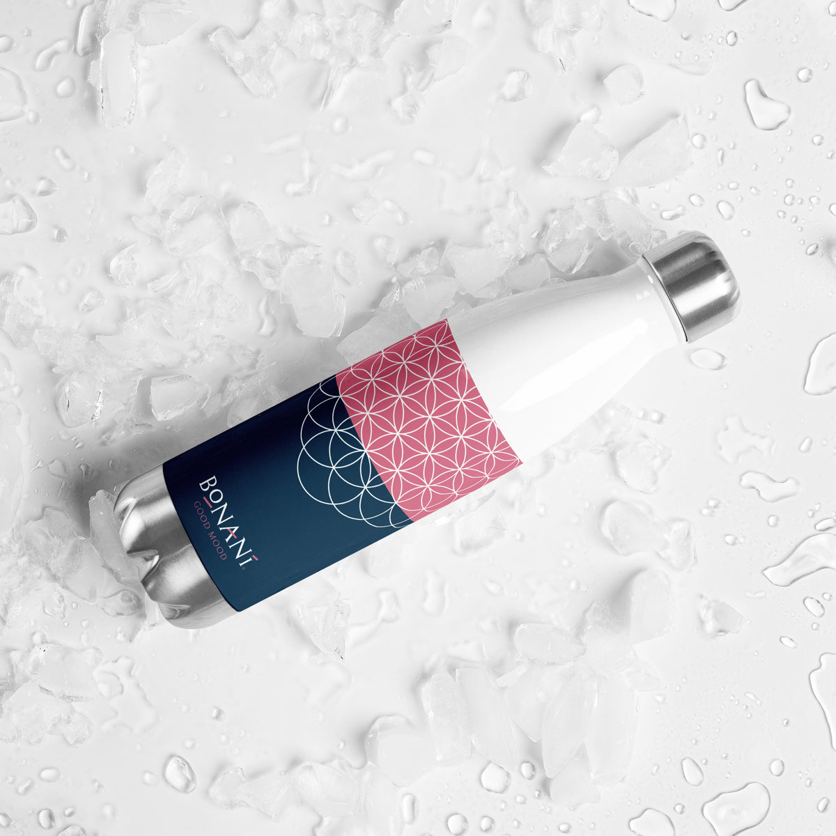 Edelstahl Thermosflasche "Blume des Lebens" - BONANI Design