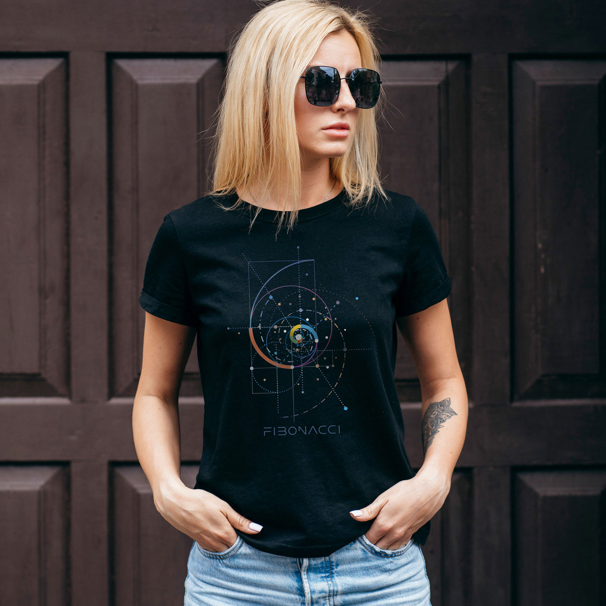 Unisex T-Shirt "Fibonacci", die magische Formel aus der heiligen Geometrie