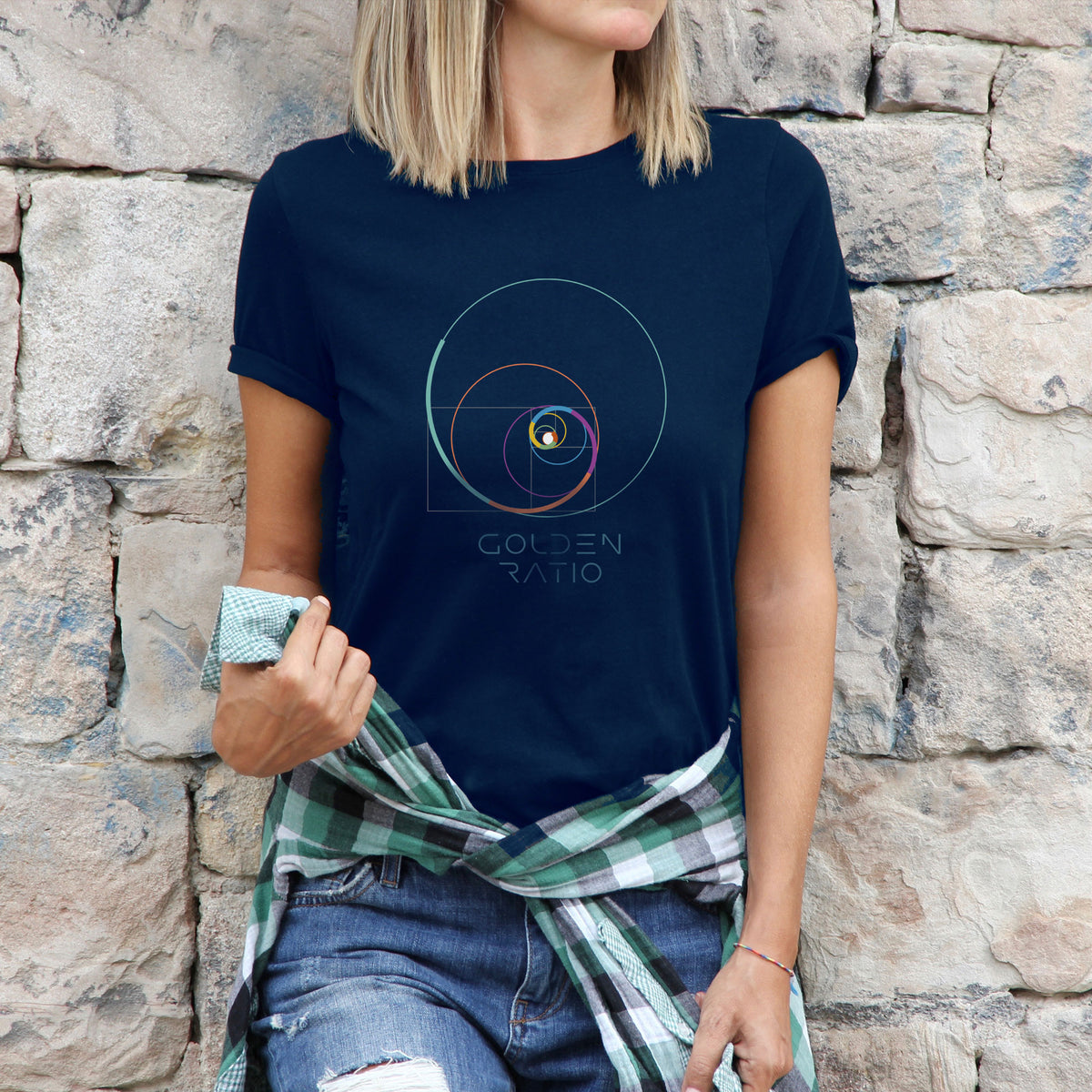 Unisex T-Shirt mit der Magie des goldenen Schnitts