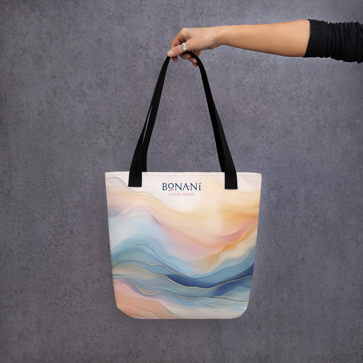 Stofftasche "Goldader" für alles was tragbar ist - BONANI Design Stofftasche