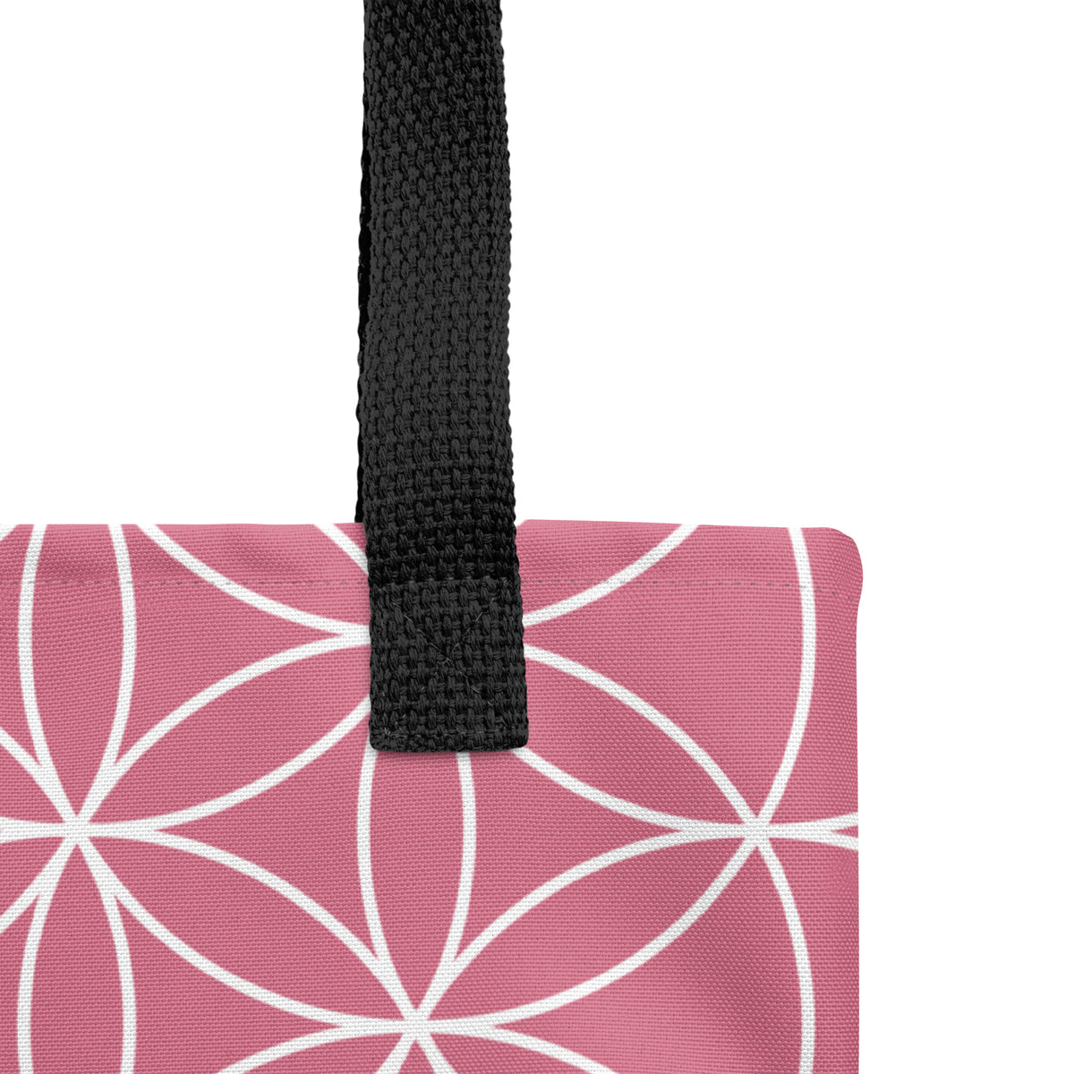 Stofftasche "Blume des Lebens", einem Symbol der heiligen Geometrie, für alles was tragbar ist - BONANI Design Stofftasche
