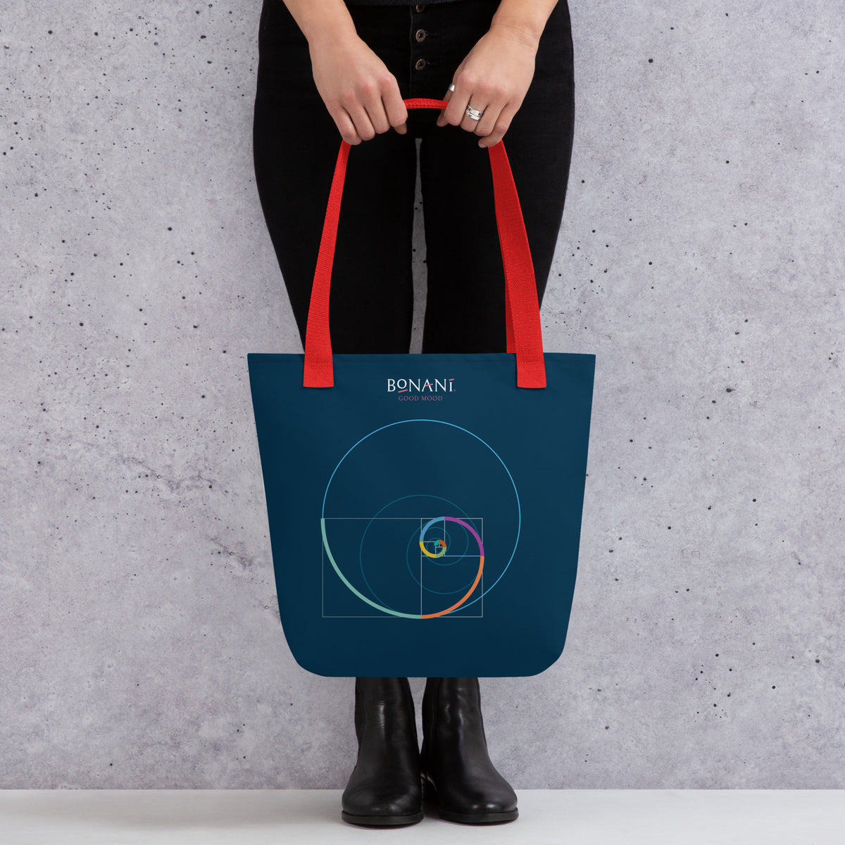 Stofftasche "Goldener Schnitt" für alles, was tragbar ist - BONANI Design Stofftasche