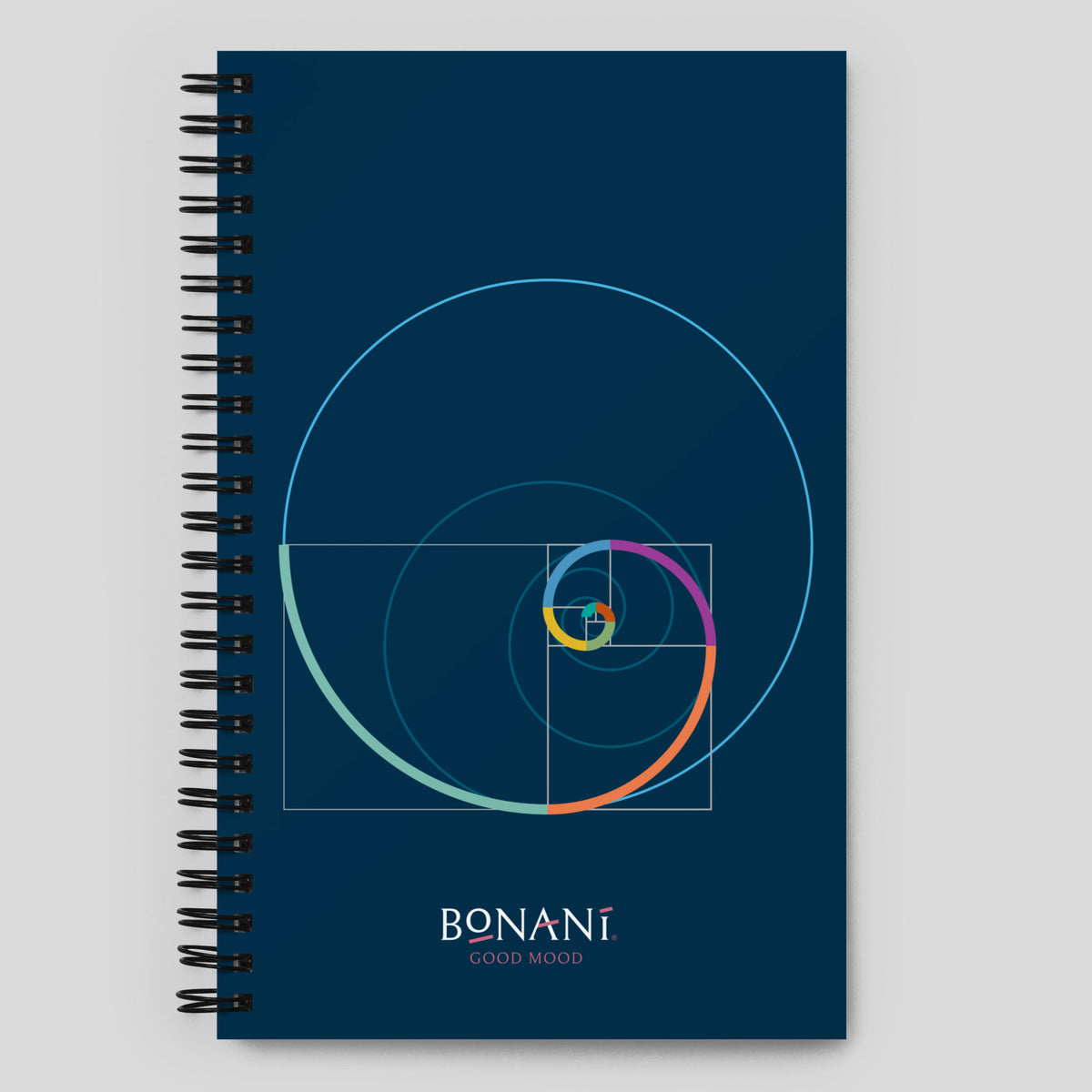 Spiral - Notizbuch "Goldener Schnitt", DIN A5 - BONANI Design Schreibwaren