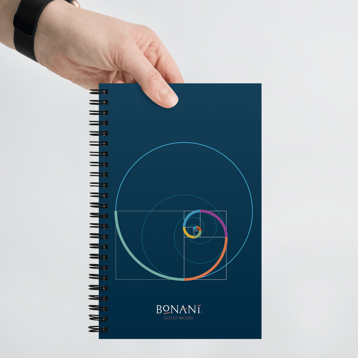 Spiral - Notizbuch "Goldener Schnitt", DIN A5 - BONANI Design Schreibwaren