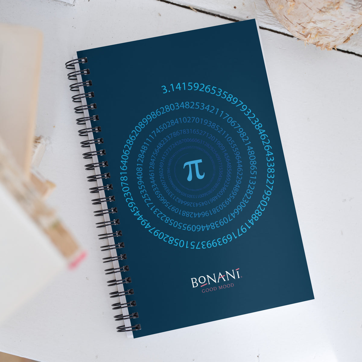 Spiral - Notizbuch "Pi", DIN A5 - BONANI Design Spiral - Notizblock