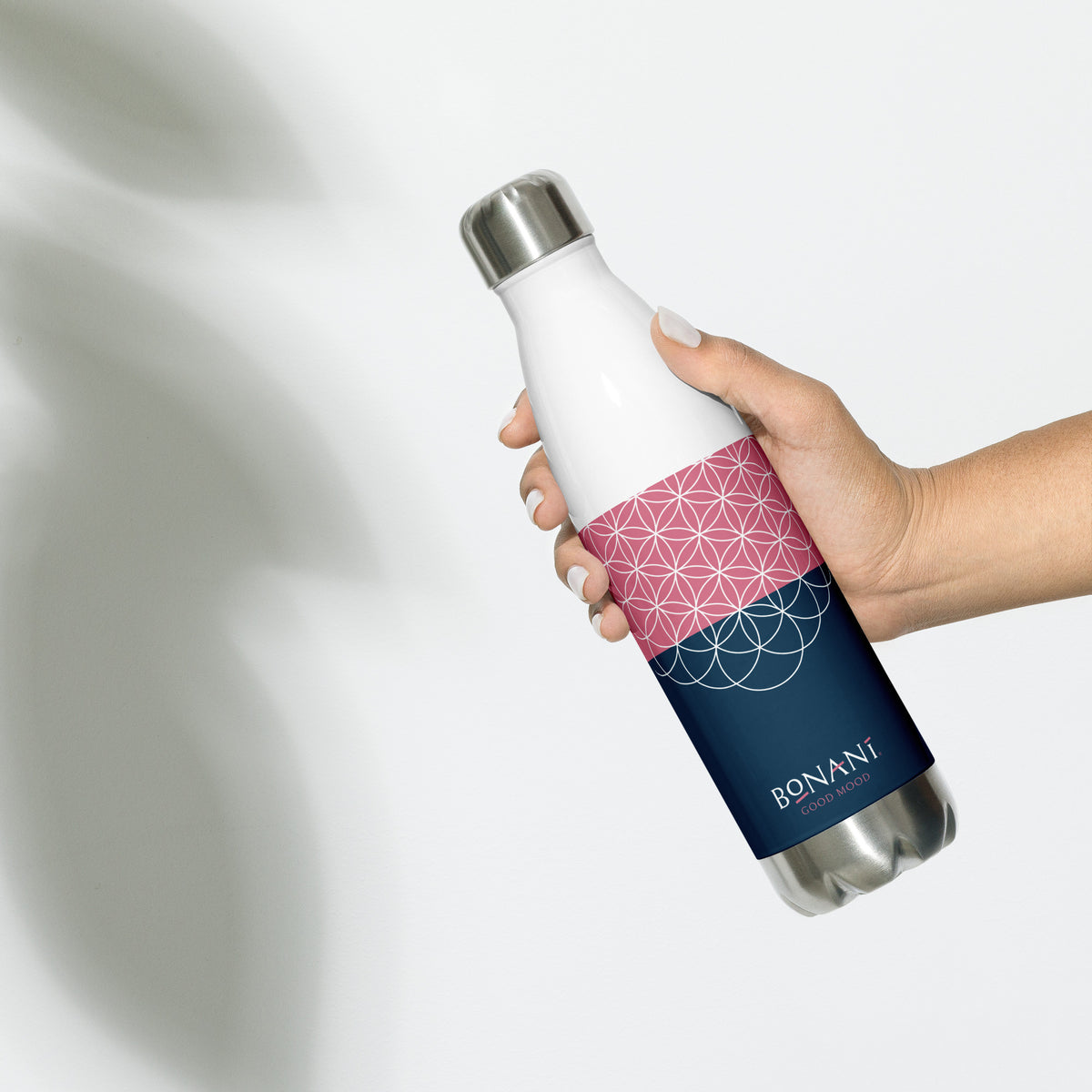 Edelstahl Thermosflasche "Blume des Lebens" - BONANI Design