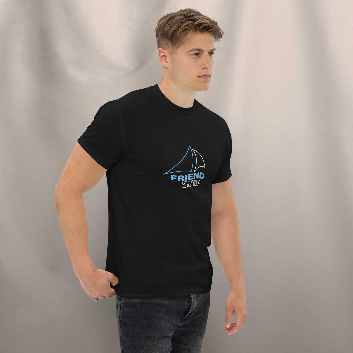 Heavyweight Unisex T-Shirt "FriendShip" - BONANI Design T-Shirt